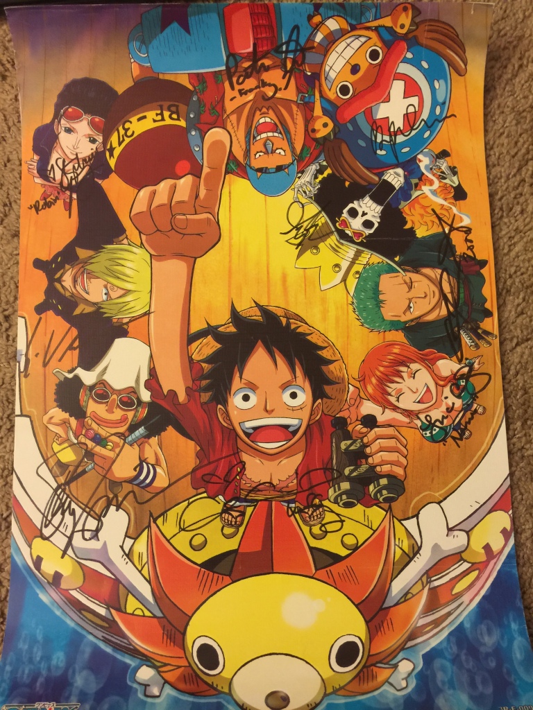 One Piece Autographs Whole Main Cast